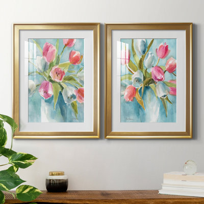 " Today's Tulips I " 2 - Pieces