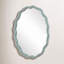  Miroir ovale bleu Isly Robin's Egg