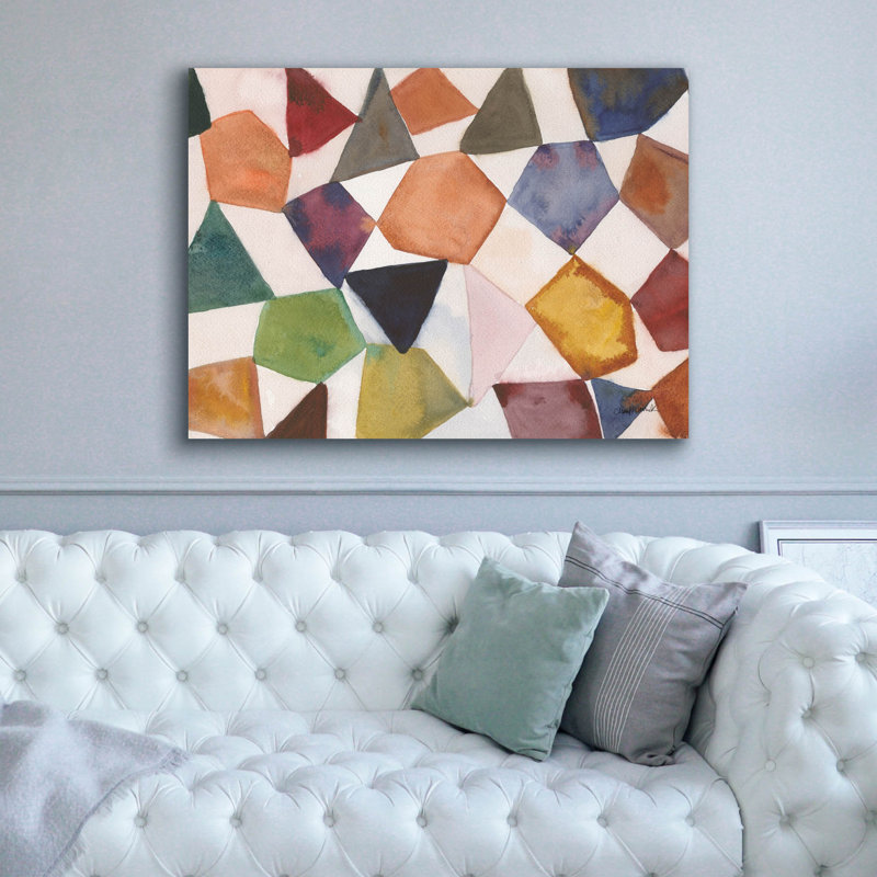  «Tilt Shift 3» par Cheryl Warrick, art mural sur toile, 54 po x 40 po