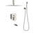 Topcraft 12-Inch Ceiling Mount Square Shower System With Rough-In Valve-114861702