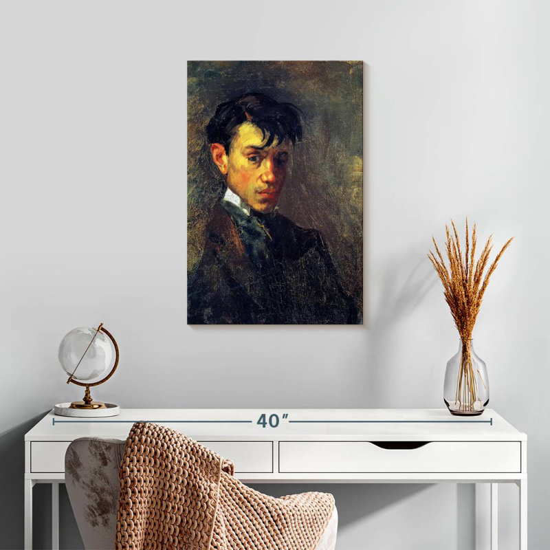 Autoportrait de Leisha, 1896, H 24 po x l 16 po