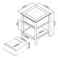 Southall Solid Wood End Table-35370062-35370063