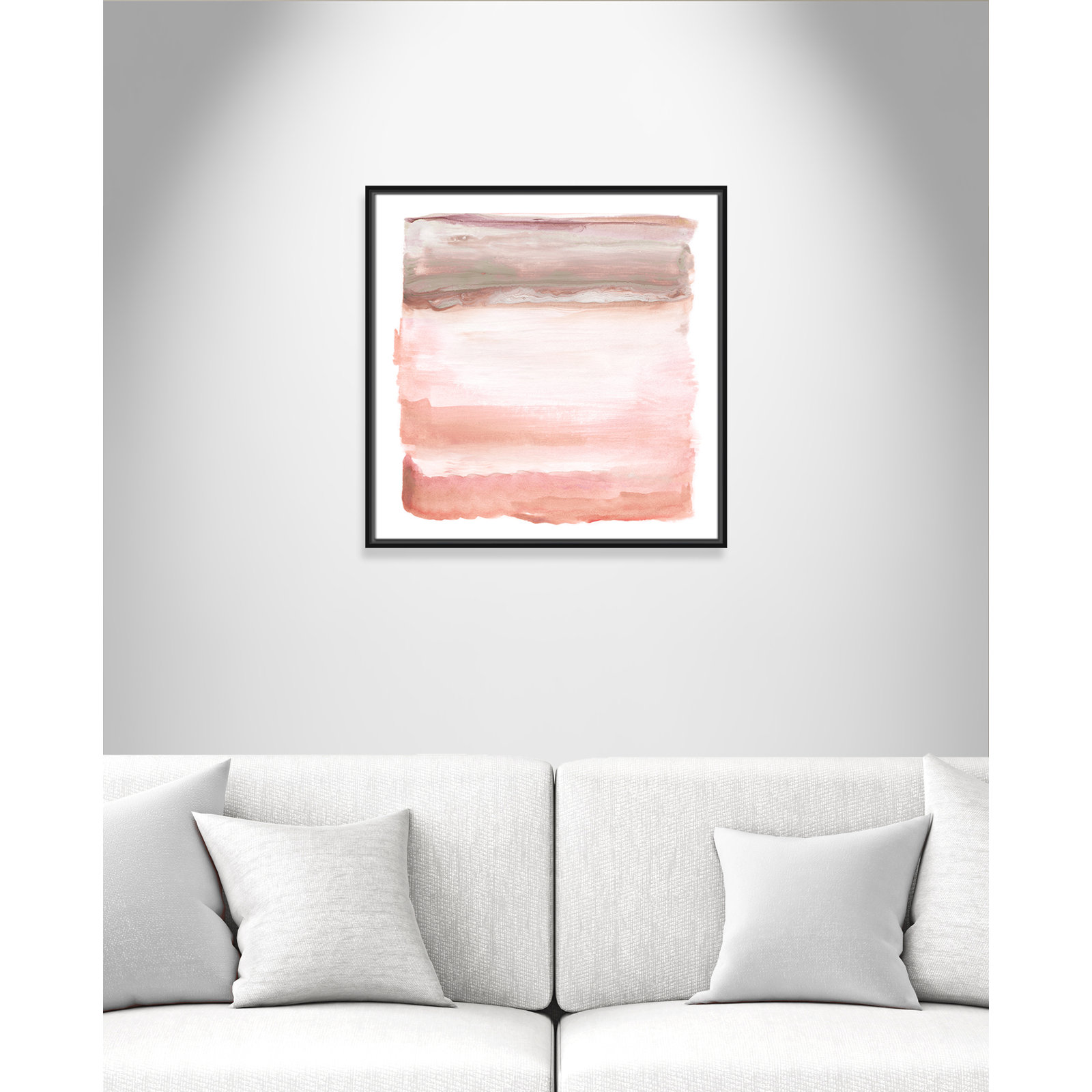 Lakeland "Boho Sky I" Print by Nan, 25.5" H x 25.5" W x 2" D, Black
