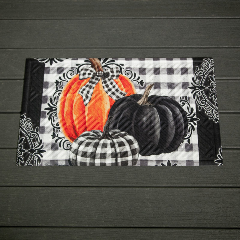 Tapis de sol en relief Pumpkin Check