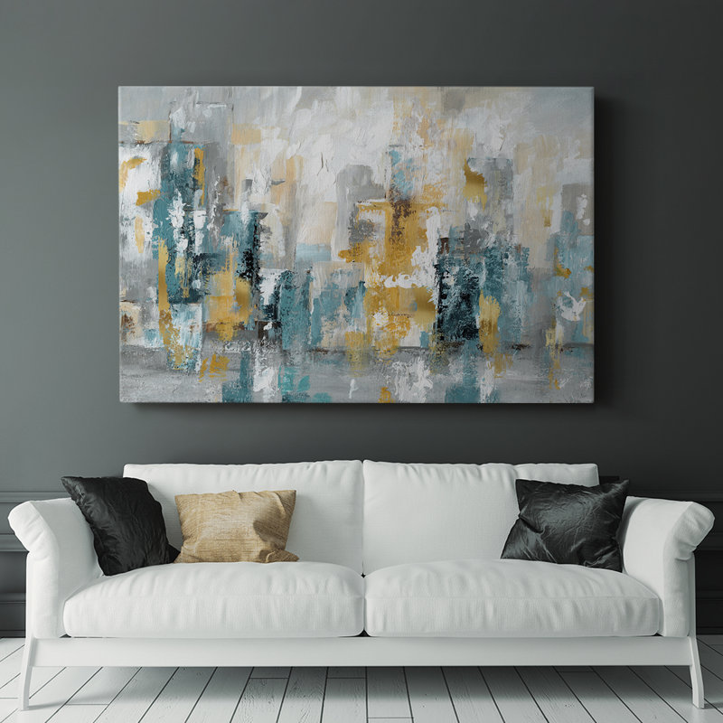 City Views II -Gallery Wrapped Cavas, 18" H x 27" W