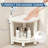 Hdpe Shower Bench For Inside Shower, Poly Corner Shower Stool For Shaving Legs, Heavy Duty 350lbs Shower Seat With Storage Shelf, Waterproof Shower Foot Rest Shower Chair For Bathroom Indoor Outdoor Use-1207379068