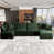 Dark Green Chenille