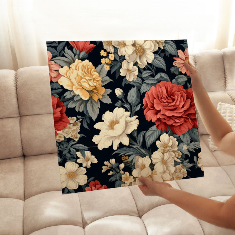 «Floral Dreaming of Flowers IV», reproduction d'art classique sans cadre