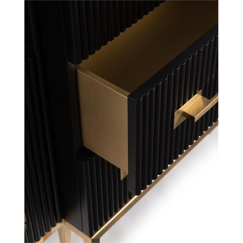 Black Lighted Display Stand