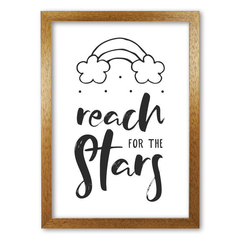 Reach For The Stars - Print, 30 cm H x 21 cm W x 1 cm D, No Frame