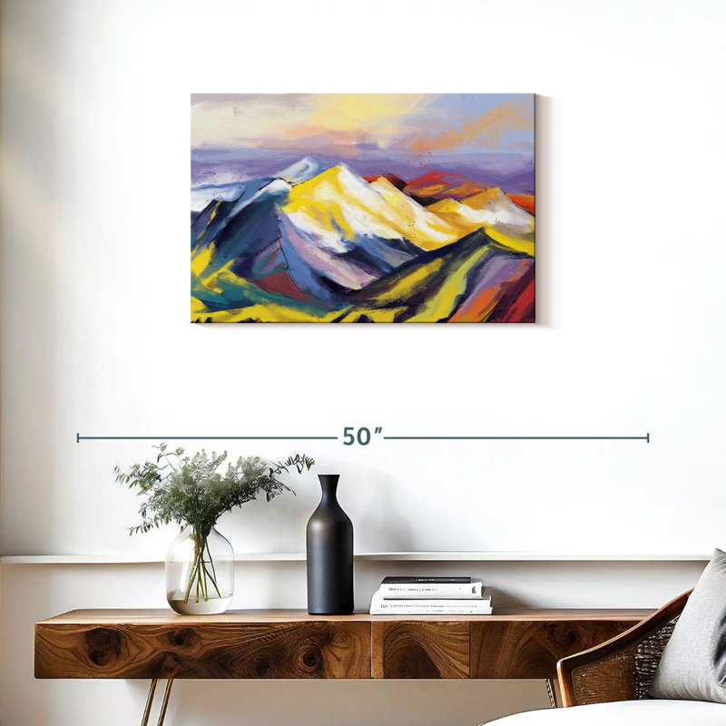 Avery Ridge Abstract Landscape, 20" H x 30" W