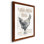 Farm Fresh Chicken - Reproduction d'art graphique sur papier encadré