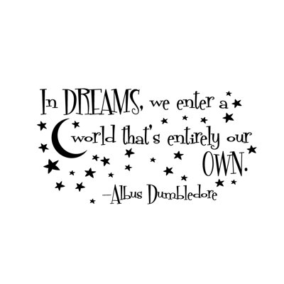 Adhésif décoratif «In Dreams We Entrée»