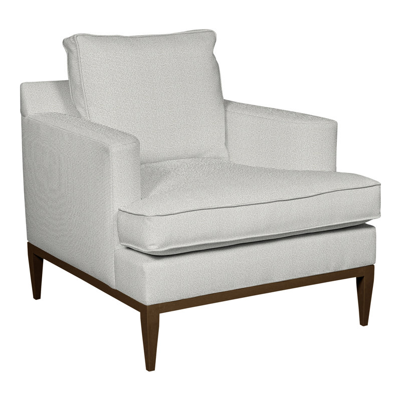 Camilla 34.5" Chair, Tuck Linen, Havana