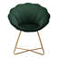 Chaise d'appoint en velours matelassée moderne-61912768