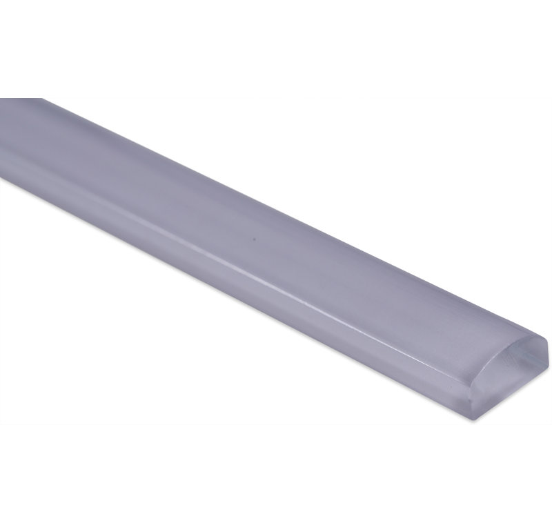 Plum Glass Round Tile Trim for Wall Accent