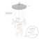 Laeton 12 - Light Axien Paper LED Integrated Cluster Foyer Multi-Pendant Lamp