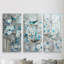 Sarcelle - reproduction d'art sur toile 3 pièces-575284736