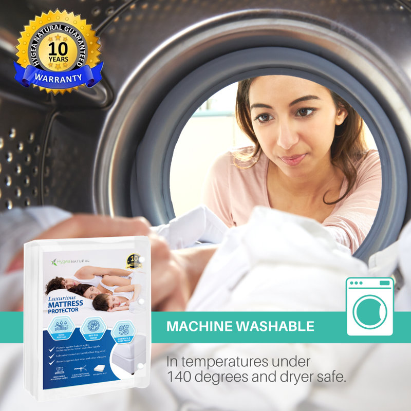 Twin Size Luxurious Waterproof Bed Bug Mattress Protector