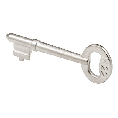Clé à mèche vintage, numéro de clé H-22, moulé sous pression, zingué (paquet de 4)