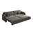 Space-saving Convertible Sleeper Sofas, Chenille Upholstered, Modern Grey Couch For Living Room