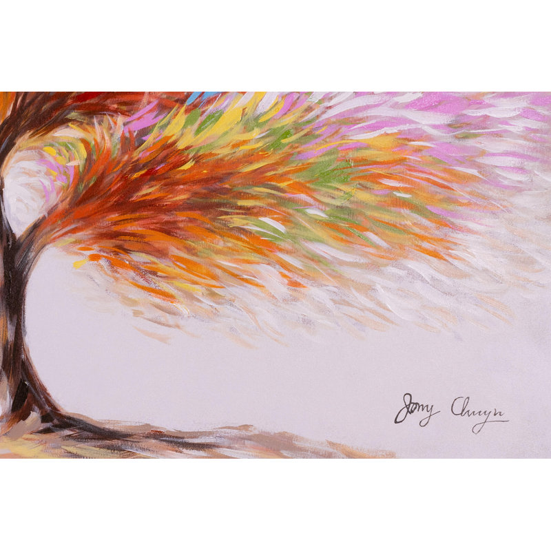 Hand -painted Magic Blossom Tree Acrylic Painting