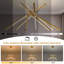 Lustre spoutnik moderne à DEL en aluminium à 8 lumières Mercer41-1186674785