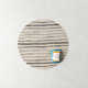 Rune Striped Handmade Tufted Wool Area Rug in Beige/Charcoal