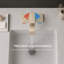 Robinet de lavabo pour salle de bain à un trou, poignée simple avec plaque de pont Nova-126450703