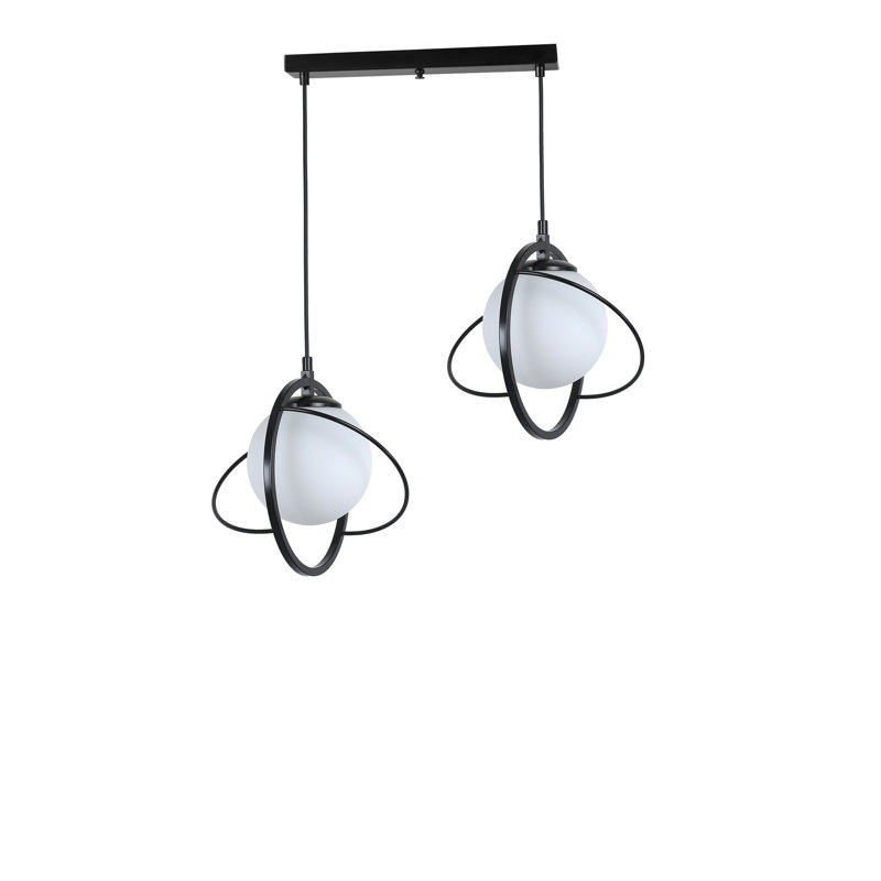 Chandle Chandelier, Black/White