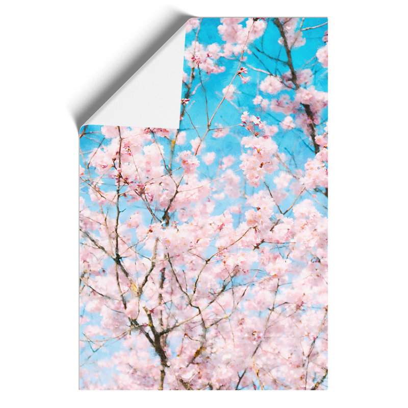 Branches of a Cherry Blossom Painting - Frameless Print, 59cm H x 42cm W x 0.1cm D