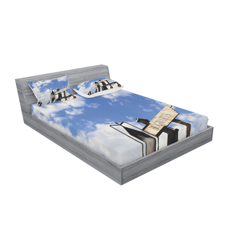Microfiber Sheet Set, Queen Sheet Set with Pillowcase