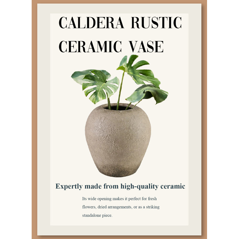  Vase Caldera Rustic