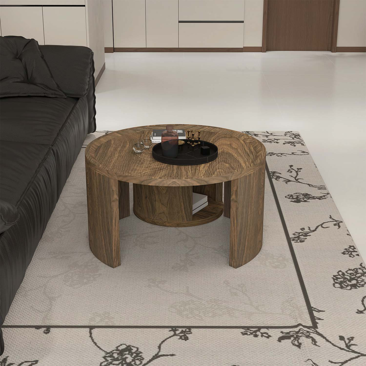 Latitude Run® Modern Round Nesting Coffee Table Set of 2 - Wayfair Canada