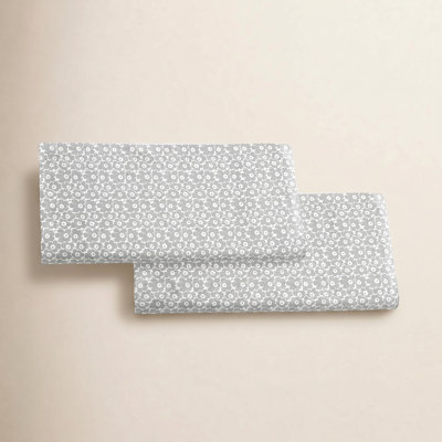 Unikko Marimekko Cotton Percale Printed Pillowcase Sets