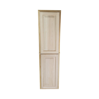 Armoire à linge en bois massif l 15,5 po x H 67,5 po x P 4,25 po