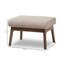 57.51cm Wide Rectangle Solid Colour Standard Ottoman