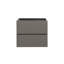 Armoire murale 24 W-102 sans bacs de couleur grise à double tiroir de couleur grise