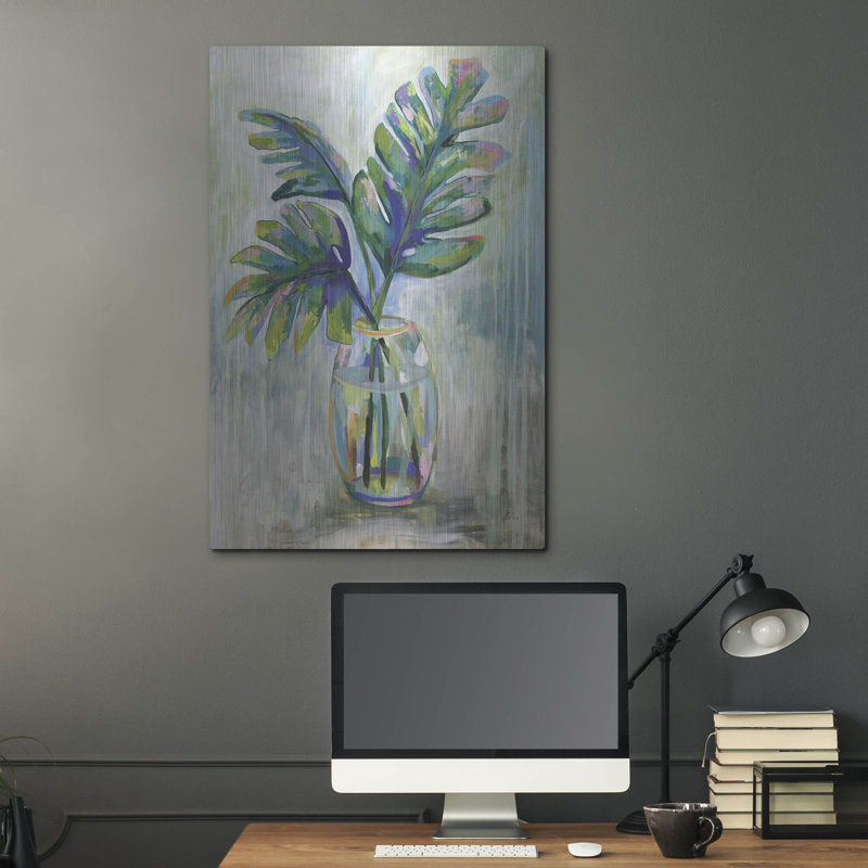 «Palm Leaves II» par Jeanette Vertentes, H 36 po x l 24 po