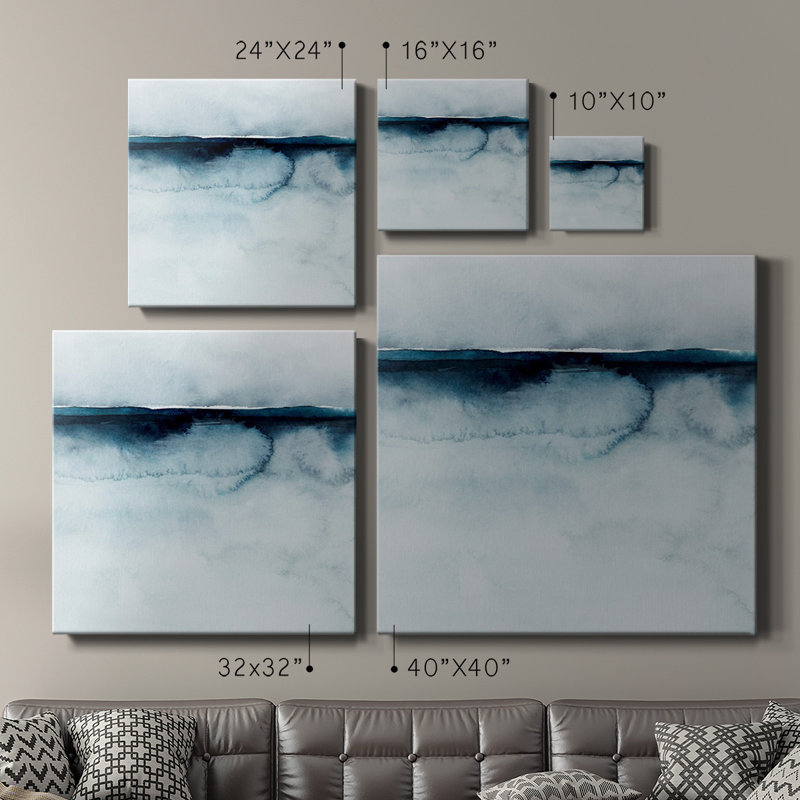 Aquarelle sur toile I-Premium avec toile tendue - prête à être accrochée