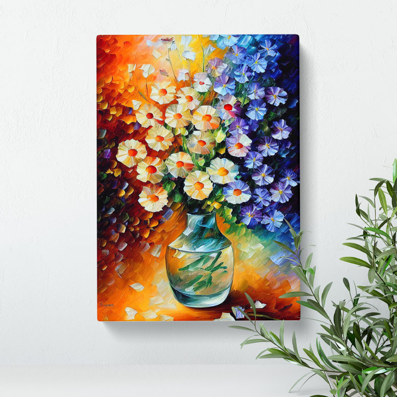 Vase Of Flowers No.4 - Wrapped Canvas Print, 76cm H x 50cm W x 3cm D