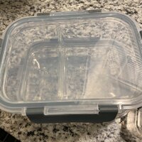 Prime Cook RECTANGULAR GLASS FOOD CONTAINER WITH LID 3 Piece SET - clear -  On Sale - Bed Bath & Beyond - 32274973