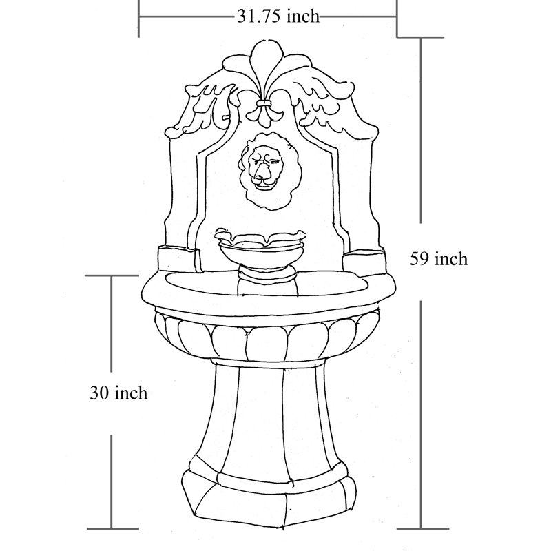 Sardelli Handcrafted Outdoor Sculptural Fountain