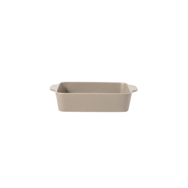 Claybrook 2 Piece Stoneware Rectangular Baking Dish Set, Taupe