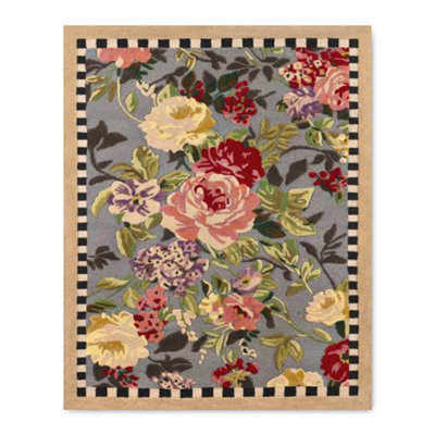 Tudor Rose Washable Rug