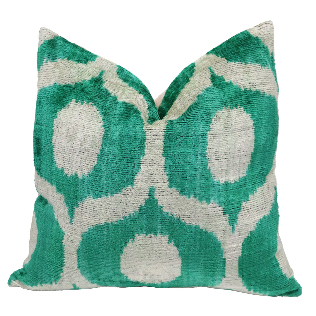 Silk/Velvet Throw Square Pillow Cover & Insert Canvello