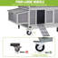 Chicken Coop with Nesting Box For Up To 4 Chickens