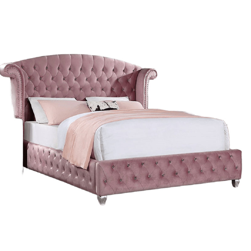 Lit simple en flanelle Glamour