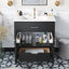 Meuble-lavabo de salle de bain avec lavabo en céramique-601452271