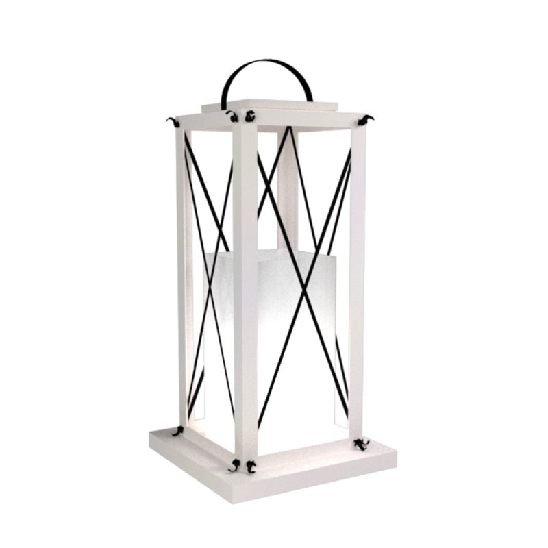 Desk Table Lamp, Maple, 30.03" H x 13.65" W x 13.65" D